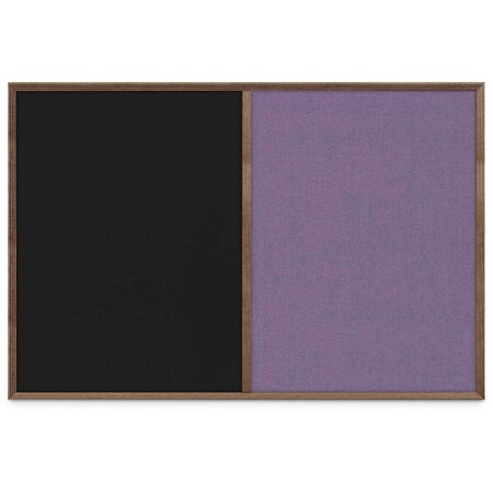 United Visual Products Slim Style Indoor Enclosed Corkboard, 24 UV502SC-WHITE-KEYLIME